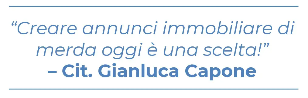 annuncio immobiliare di merda