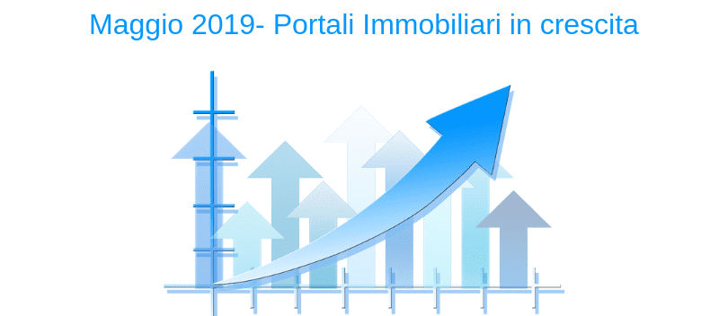 crescita portali immobiliari maggio 2019